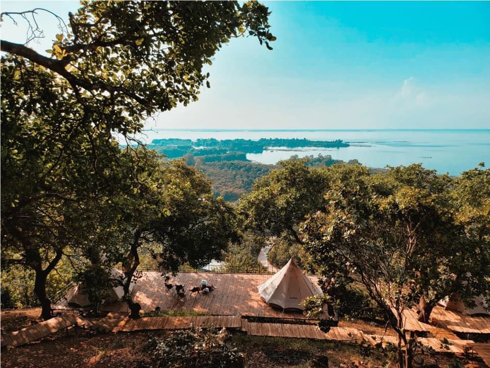 Tropical EGlamping, Khu Cắm Trại View Toàn Cảnh Hồ Trị An