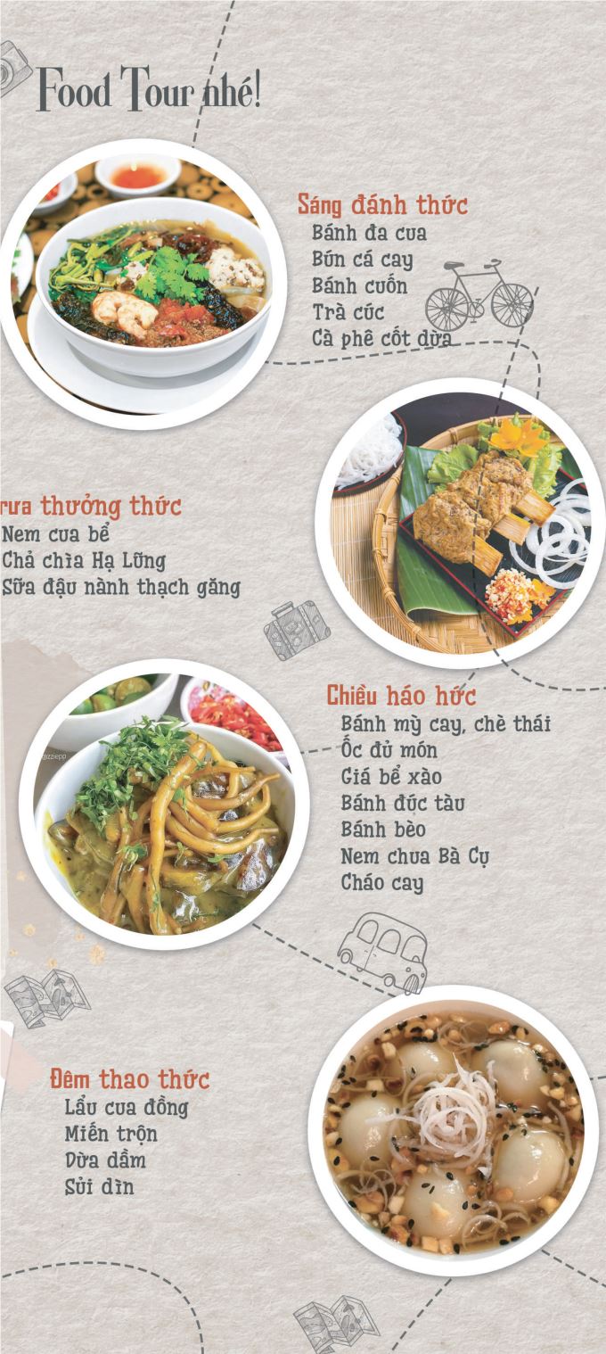 Save the food map of Hai Phong for the weekend trip around the world