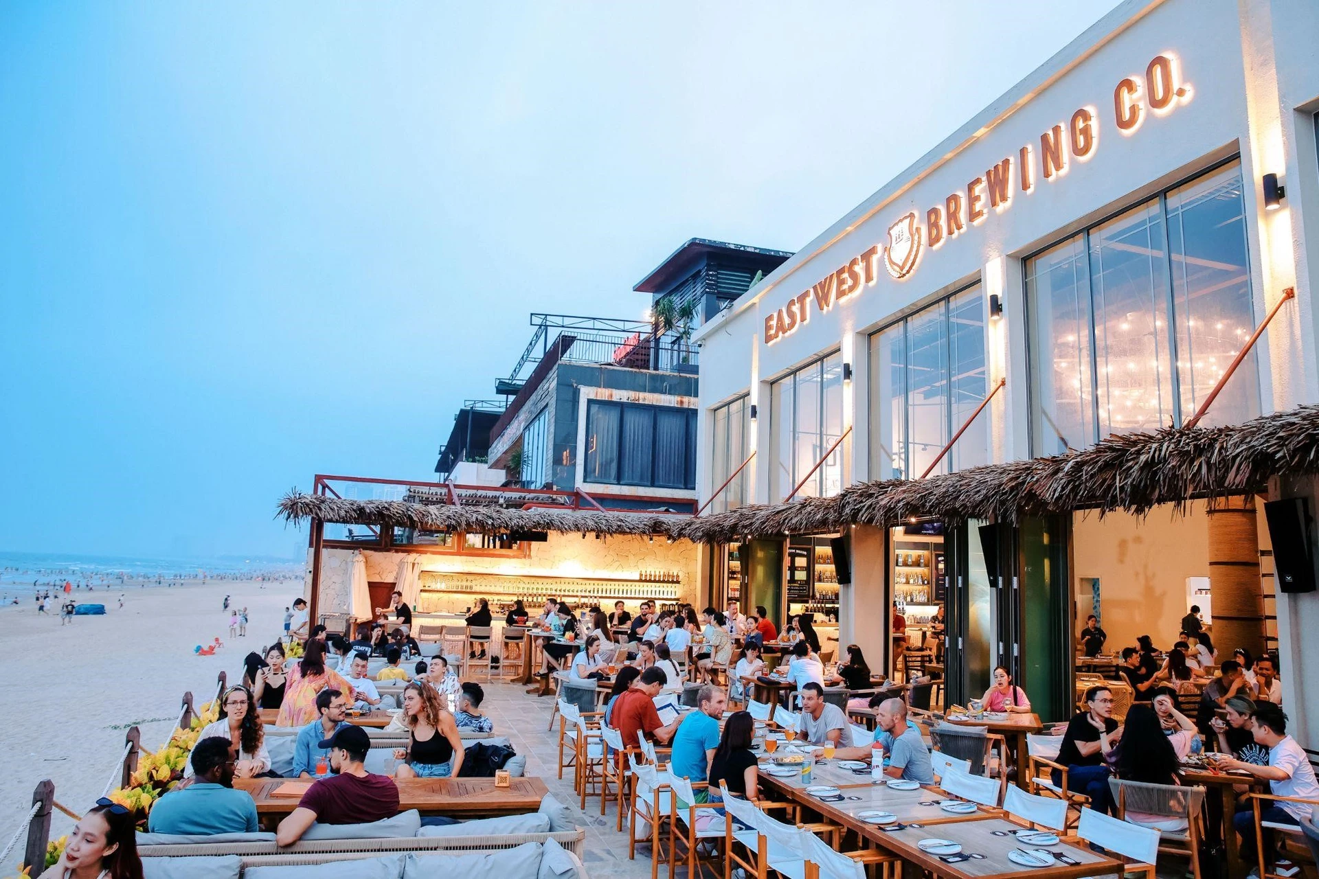 East West Brewing, where to enjoy cool craft beer by the beach in Da Nang