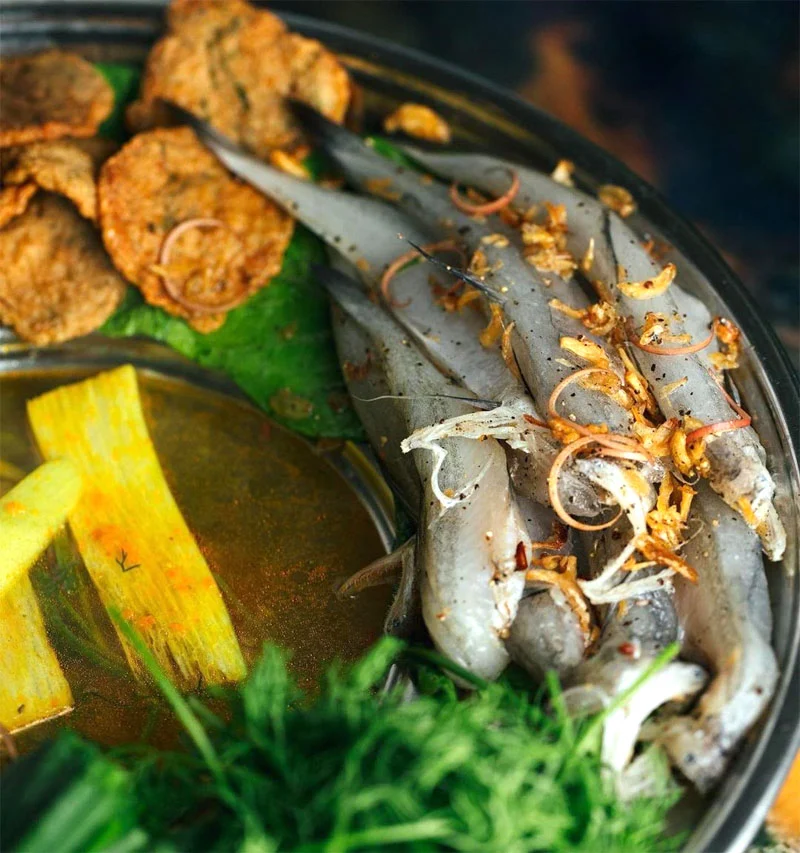 Quang Binh potato fish hotpot món ăn ngon đặc sản Quảng Bình